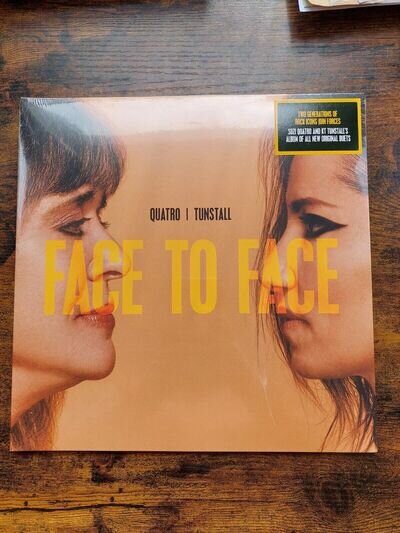 Suzi Quatro and Kt Tunstall Face To Face LP Vinyl NEW