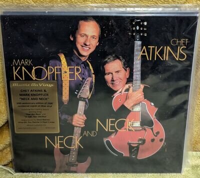 Chet Atkins And Mark Knopfler – Neck And Neck LTD BLUE VINYL *NEW* NUMBERED