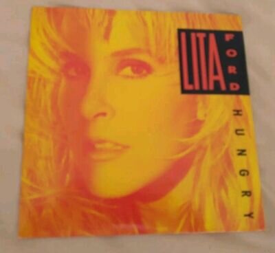 Lita Ford Hungry 7" Vinyl With Picture Sleeve Excellent 👍