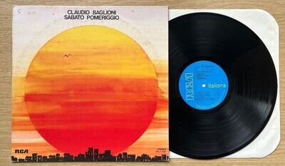 CLAUDIO BAGLIONI : SABATO POMERIGGIO Vinyl LP TPL1 ITALY best