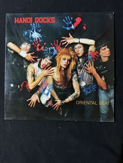 HANOI ROCKS - ORIENTAL BEAT VINYL LP. Ex/Ex. LICK RECORDS 1983