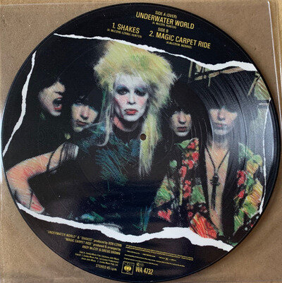 Hanoi Rocks, Underwater World 12" vinyl picture disc, 1984