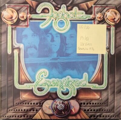 Foghat Energized Vinyl Record VG/VG K55500 1974