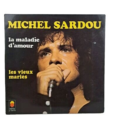 Michel Sardou La Maladie D'Amour French Vinyl LP 1973 Album Trema 6499 739