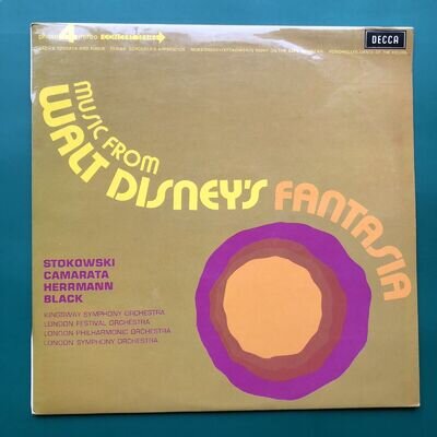 Stokowski WALT DISNEY'S FANTASIA Classical Ballet Soundtrack LP Bernard Herrmann