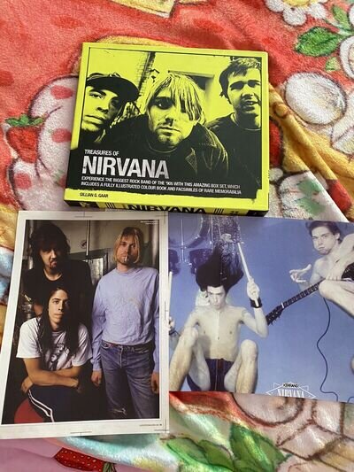 Nirvana Poster Book Bundle Treasures Of Nirvana Kerrang Posters/Frank Iero