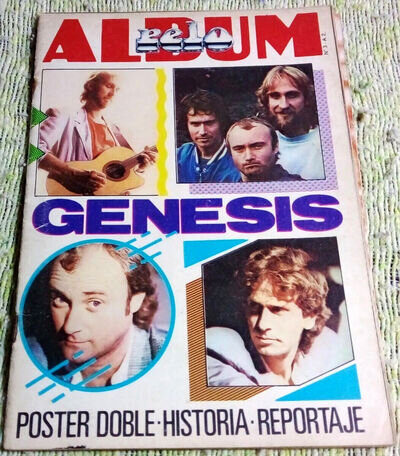 GENESIS - SPECIAL PELO Magazine + Poster - Argentina November 1986