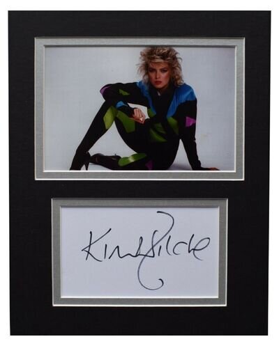 Kim Wilde Signed Autograph 10x8 photo display Music Memorabilia AFTAL COA