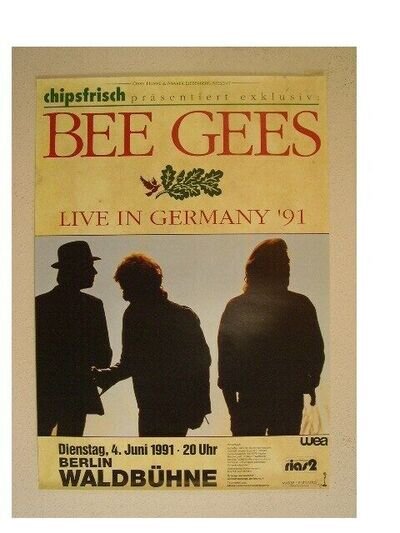 The Bee Gees Poster BeeGees Concert 1991