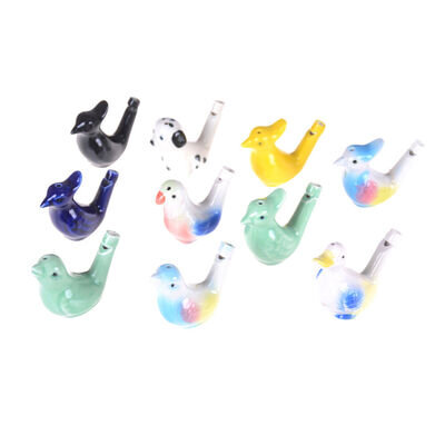 Ceramic Bird Whistle Vintage Style Water Warbler Novelty Child fw rgL Je