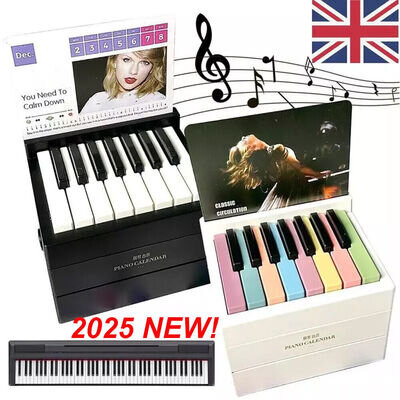 2025 Taylor Swift Piano Calendar with Music Sheets Toy Piano Musical Instrument