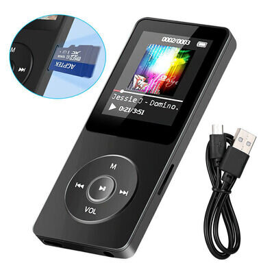 Support 128GB Bluetooth MP4/MP3 Lossless Music Player FM Radio Recorder Sport UK