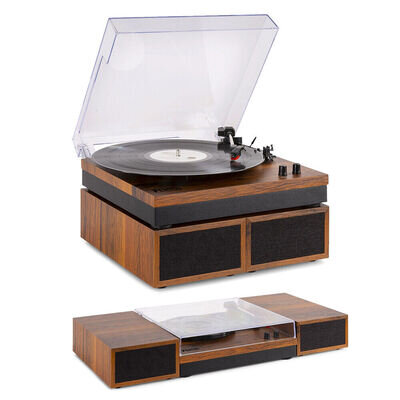 Fenton 102.154 RP165B Record Player+Sp. Bluetooth Lightwood