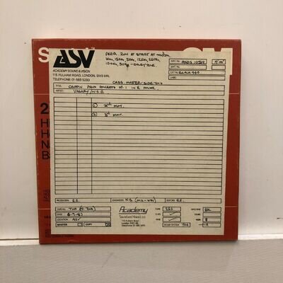 SCOTCH 3M TAPE 1/4" PROFESSIONAL METAL REEL/REEL 10.5" BOXED