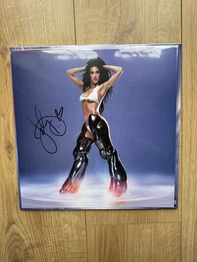 Katy Perry 143 Silver Vinyl LP + Signed Art Card | Autographed