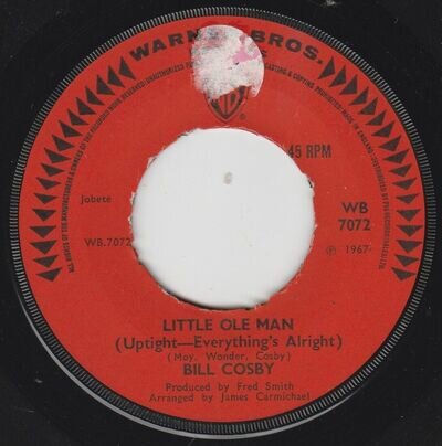 Northern BILL COSBY Little Ole Man (Uptight) WARNER BROS. 1967 RARE