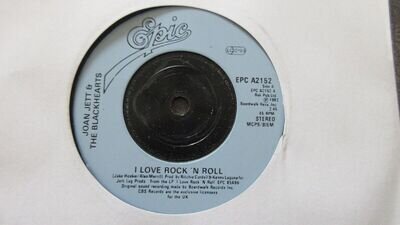 Joan Jett I Love Rock 'n Roll 7" 1982 **VG+**