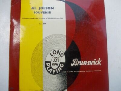 Al Jolson - Souvenir - Rare 10" / 8 tracks / Jazz / Vintage / 1951 / Excellent