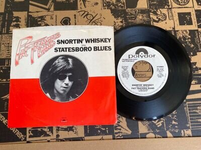 Pat Travers - Snortin' Whiskey 7" - USA Promo Copy - 1980 Polydor