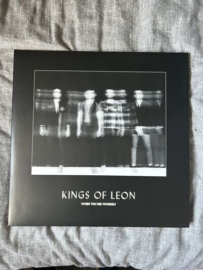 KINGS OF LEON-WHEN YOU SEE YOURSELF-LTD ED CLEAR BLACK VINYL LP/BOOKLET ltd ed