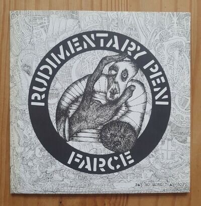 Rudimentary Peni Farce 7" Vinyl EP Crass Records CAT.NO 221984/2 1982