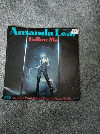 Amanda Lear Follow Me - 1979 UK promo 45 Chanel advert