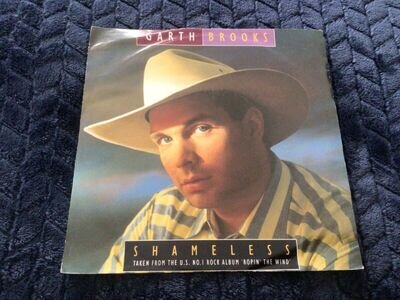 Garth Brooks Shameless 7" vinyl single record