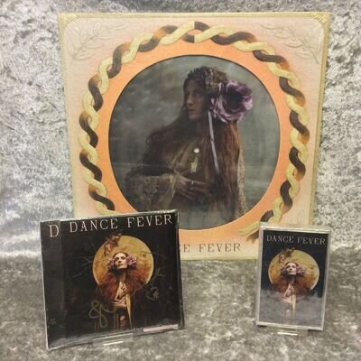 Florence + the Machine GOLD Signed Art Card Heart CD 2LP Picture Vinyl Cassette