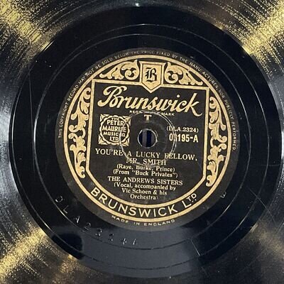 The Andrews Sisters, 78 RPM Record