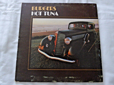 Hot Tuna - Burgers UK 1973 LP Grunt Jefferson Airplane/Starship VG+/Ex-!