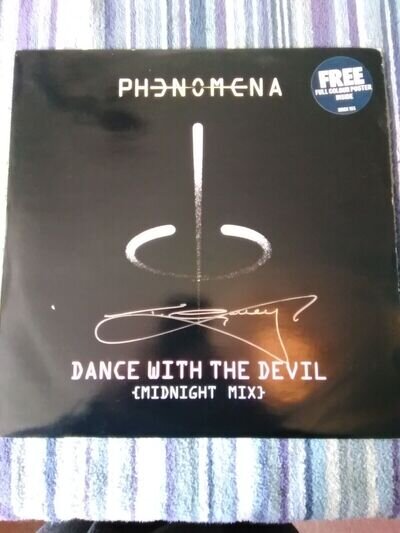 Phenomena – Dance With The Devil 1985 UK 1st press + poster - Ex/Ex - sound fab