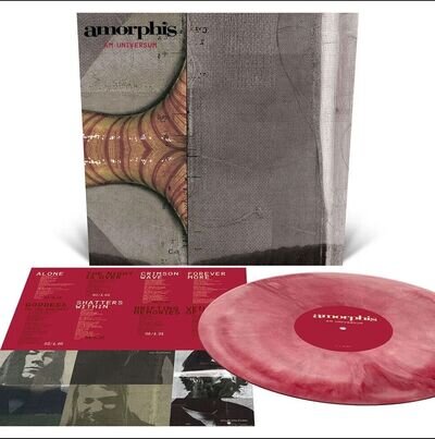 Amorphis 'Am Universum' White / Oxblood Galaxy Merge Vinyl - NEW