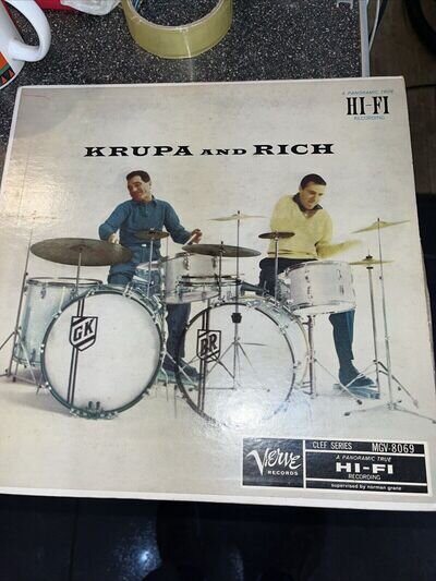 Gene Krupa Krupa And Rich French vinyl LP album record