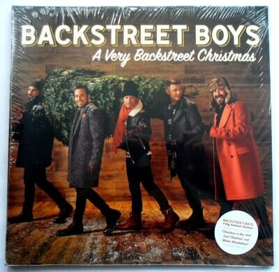 BACKSTREET BOYS - A VERY BACKSTREET CHRISTMAS LP WHITE VINYL *NEW - MINOR SCUFF*