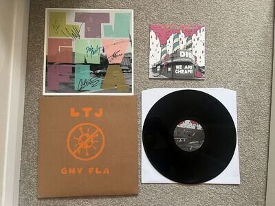 Less Than Jake GMV FLA SIGNED “Virus Edition II” 7” Ltd/75 LTJ autograph Nofx