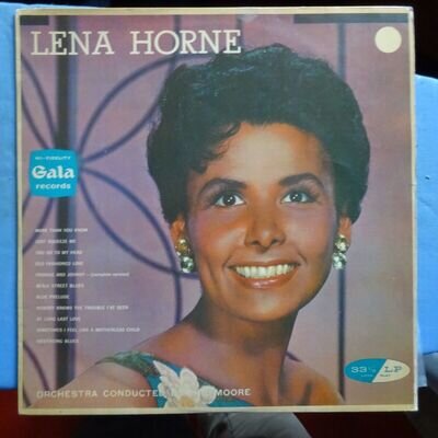 Lena Horne - Lena Horne - Vinyl LP UK Gala Press. V/G+