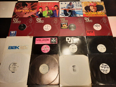 HIP HOP & R&B RECORD COLLECTION 12" VINYL x16 JOB LOT BUNDLE RAP GANGSTA SOUL #2