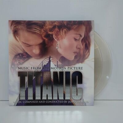 TITANIC (OST) - JAMES HORNER LIMITED 2X 180G TRANSPARENT VINYL LP REISSUE