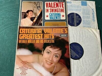 DECCA CATERINA VALENTE 1963/5 2X 12” VINYL LPS NM. - REDUCED