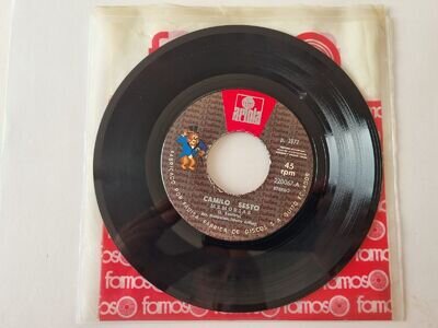 7" Single Camilo Sesto - Memorias/ Solo mia Vinyl Ecuador