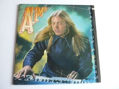 THE GREGG ALLMAN BAND PLAYIN'UP A STORM VINYL GATEFOLD LP USA EXC