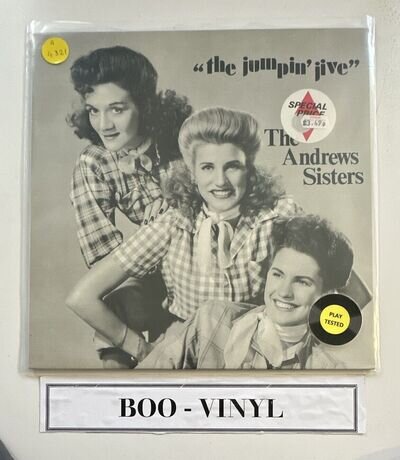 The Andrews Sisters 'Jumpin Jive' Record Vinyl 12" LP Album UK 1984 MCL 1789 EX