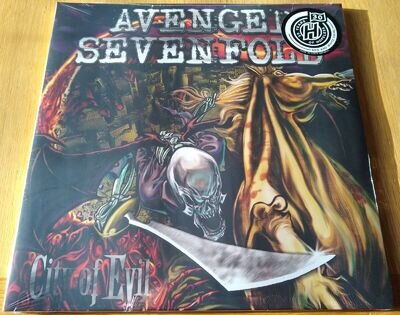 Avenged Sevenfold - City of Evil (2 x Red & White Swirl Coloured Vinyl LP) 2023