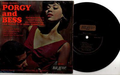 George Gershwin's Porgy And Bess:EP 4 Tracks:UK Bravo:1965