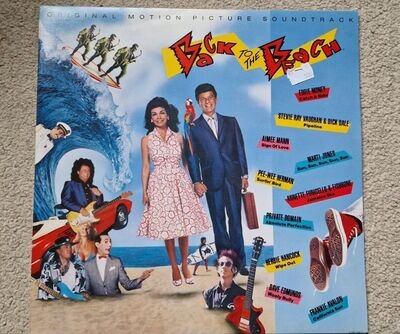 BACK TO THE BEACH SOUNDTRACK LP - AIMEE MANN, PEE WEE, FRANKIE AVALON