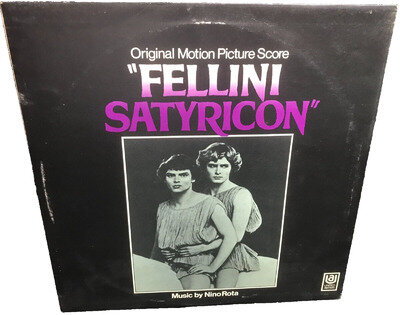 FELLINI SATYRICON film soundtrack NINO ROTA 1970 UK UNITED ARTISTS STEREO LP