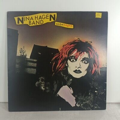 Nina Hagen Band – Unbehagen 1979 Vinyl And original printed lyric sheet CBS84159