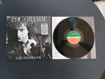 LOU GRAMM - LONG HARD LOOK 1989 GERMAN PRESS 12" VINYL RECORD LP EX