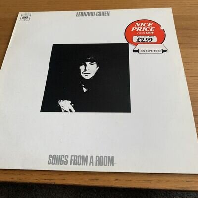 Rare Leonard Cohen Songs From A Room Vinyl