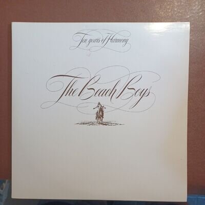 THE BEACH BOYS 10 YEARS OF HARMONY DOUBLE VINYL LP 1981